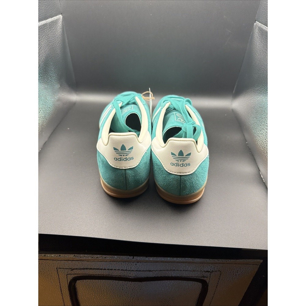 New Adidas Gazelle Indoor Shoes - Pure Teal (JQ8391) - Picture 4 of 9